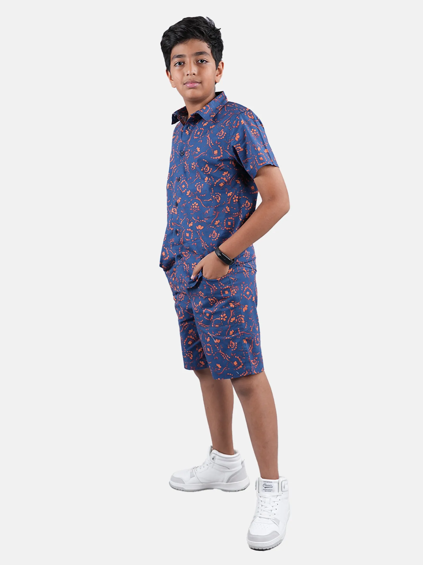 Boys Half Sleeve Shirt and Shorts Co-Ord Sets