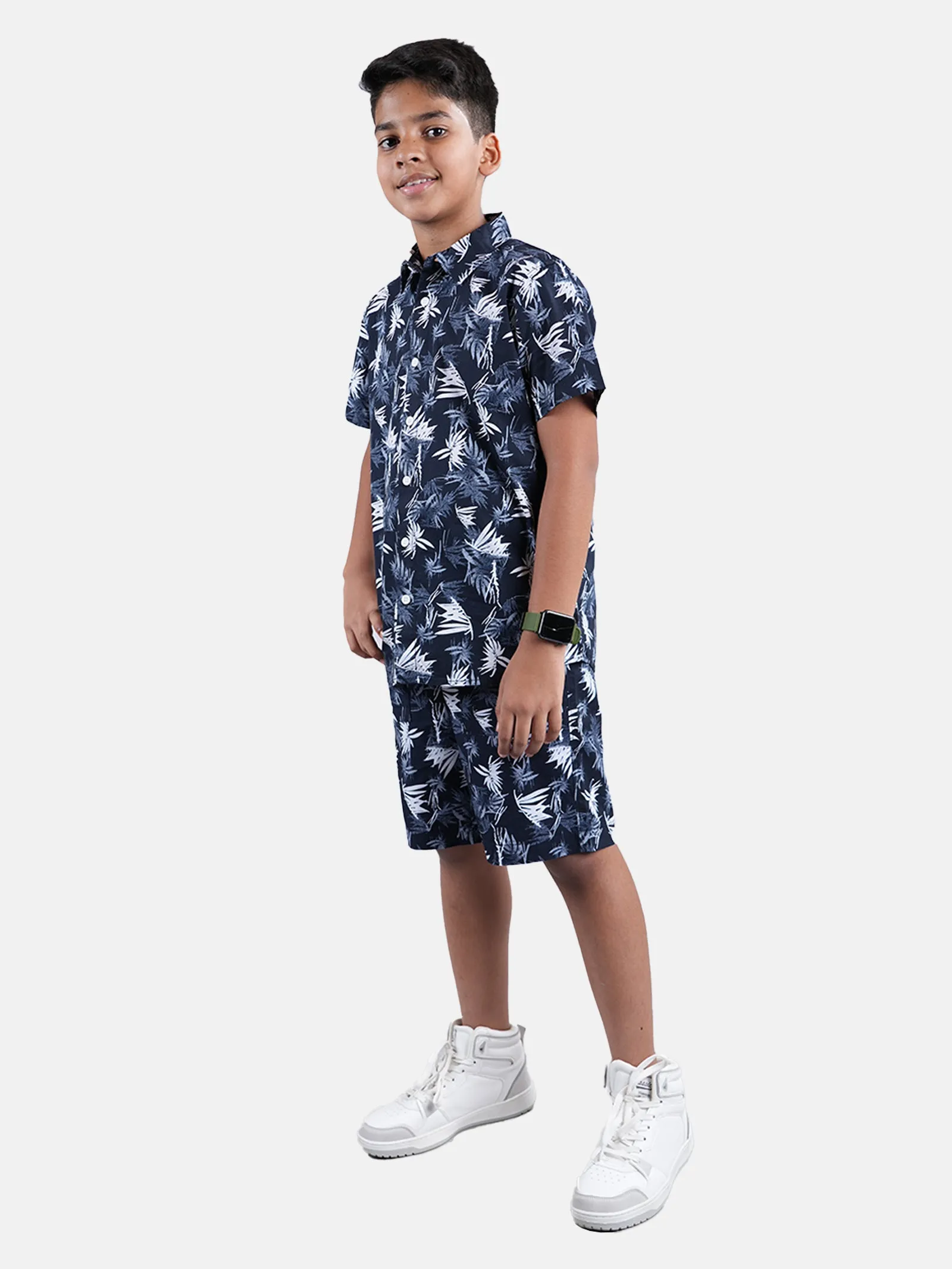 Boys Half Sleeve Shirt and Shorts Co-Ord Sets