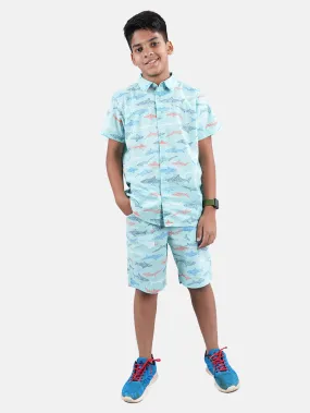 Boys Half Sleeve Shirt and Shorts Co-Ord Sets