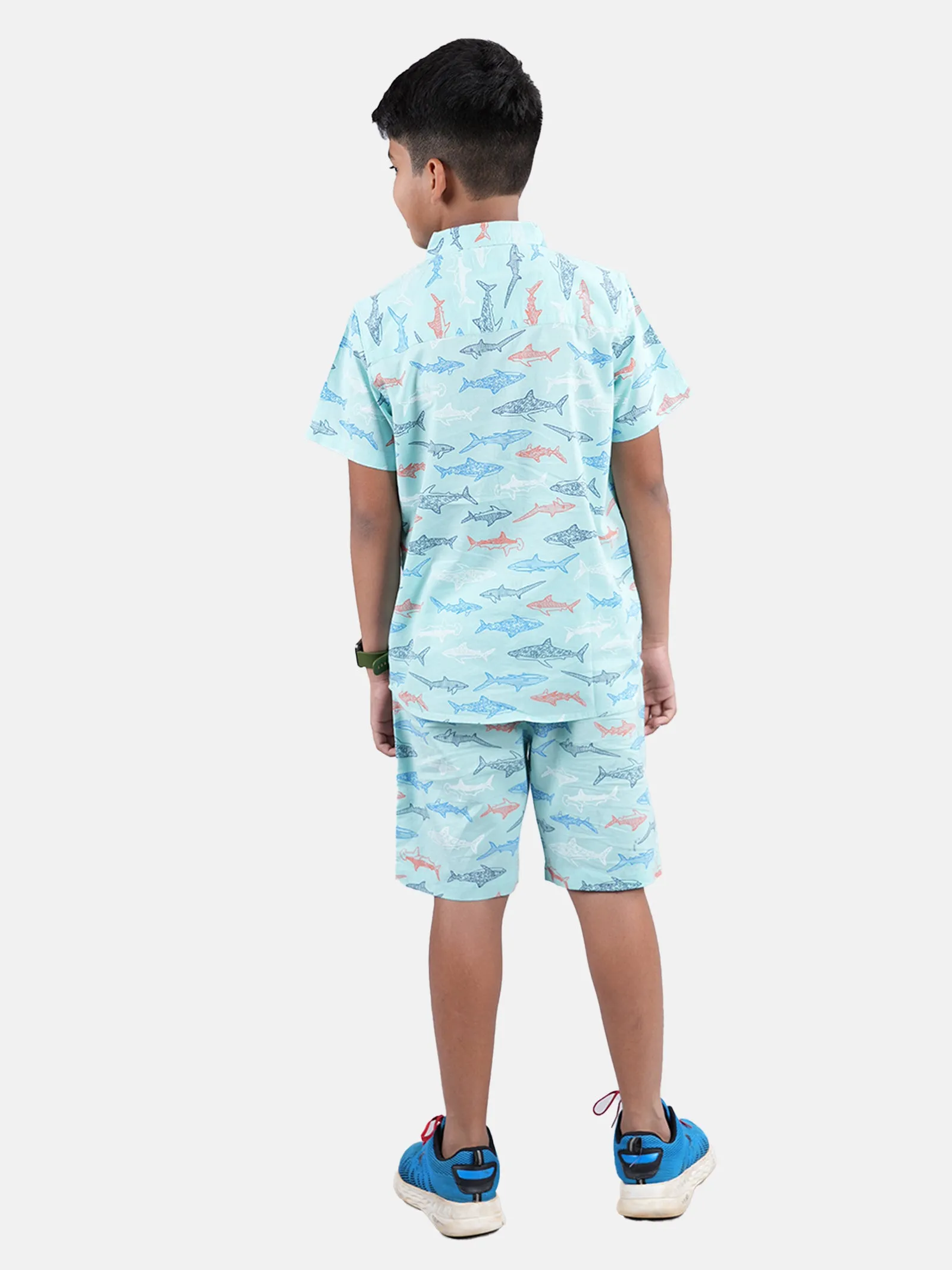 Boys Half Sleeve Shirt and Shorts Co-Ord Sets