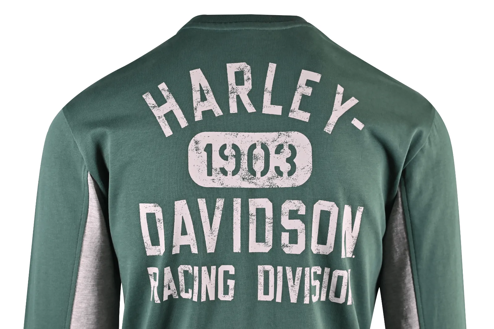 Branded  Men's Sweatshirt Bistro Green Racing Bar & Shield L/S (S35)