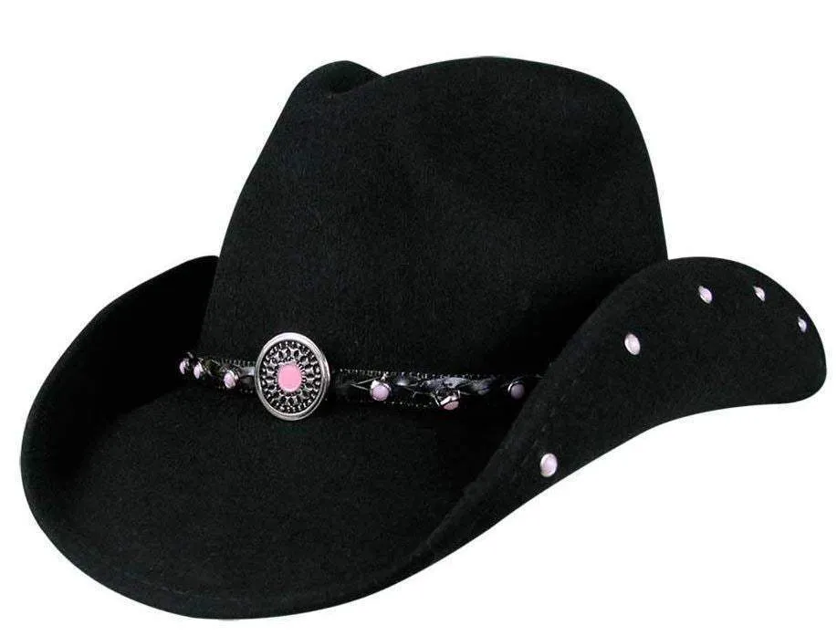 BULLHIDE BABY JANE BLACK COWGIRL HAT STYLE 0421BL