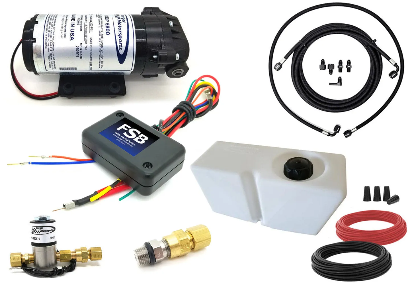 Burger Motorsports BMS JB4 Universal Water/Methanol Injection (WMI) Kit