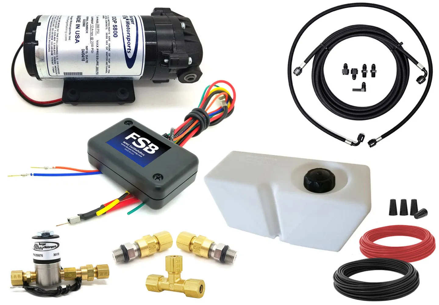 Burger Motorsports BMS JB4 Universal Water/Methanol Injection (WMI) Kit