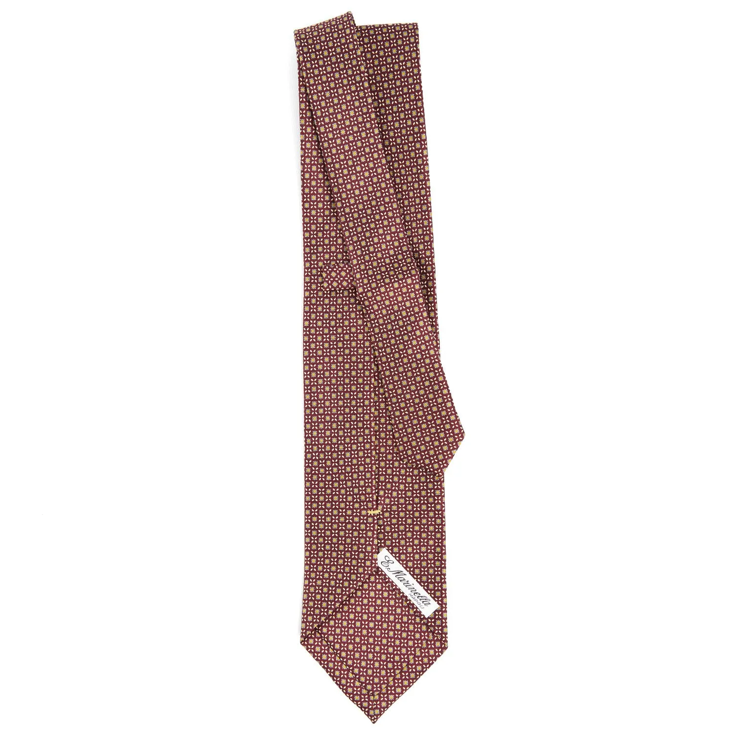 BURGUNDY EXTRA LONG SARTORIAL SILK TIE