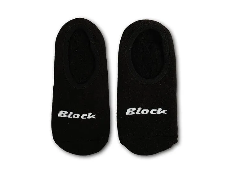 Calcetin Invisible Block No Show Unisex Negro