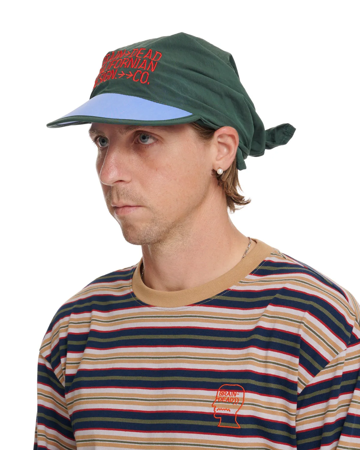 Californian Design Bandana Hat  - Green