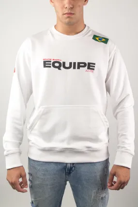 Casaco de Moletom Equipe- Off White