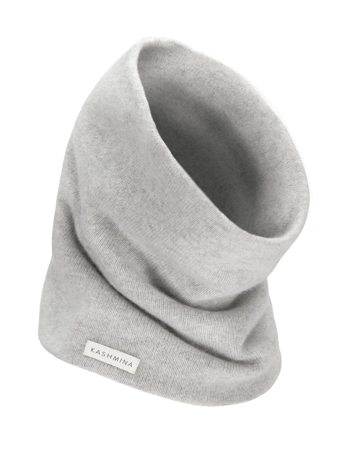 Cashmere snood "Eydis" - light grey