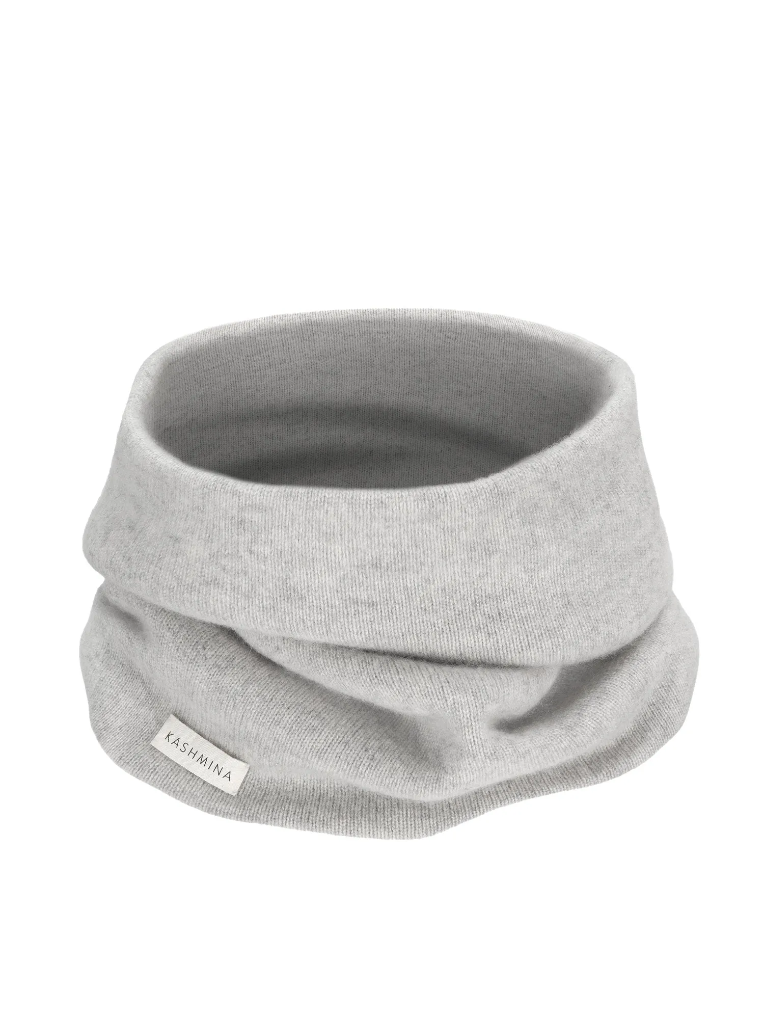 Cashmere snood "Eydis" - light grey