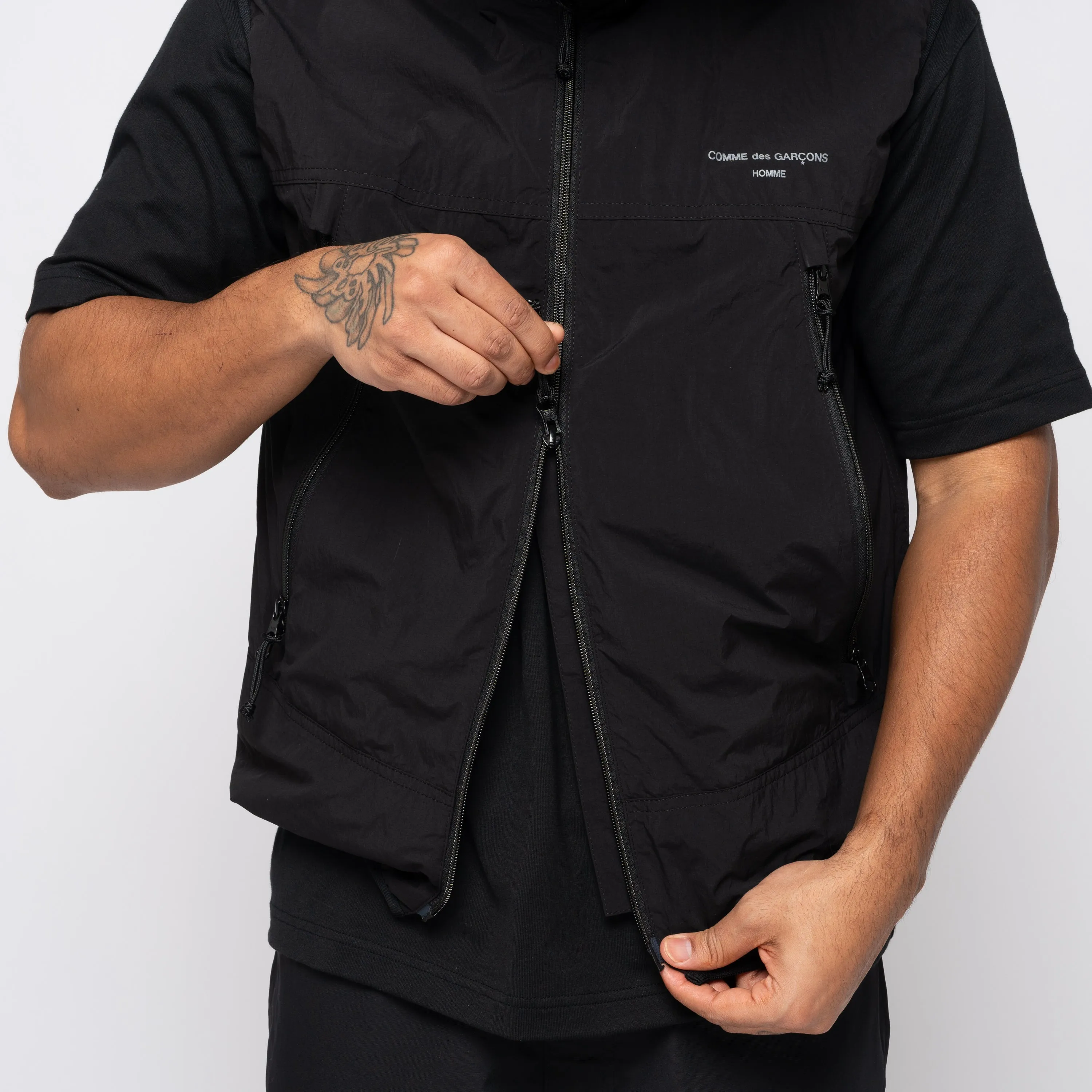 CdGH Technical Nylon Vest Black HM-V001-051