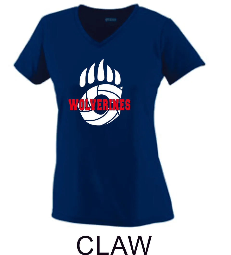 Chap Volleyball Ladies Wicking T-Shirt- 4 Designs