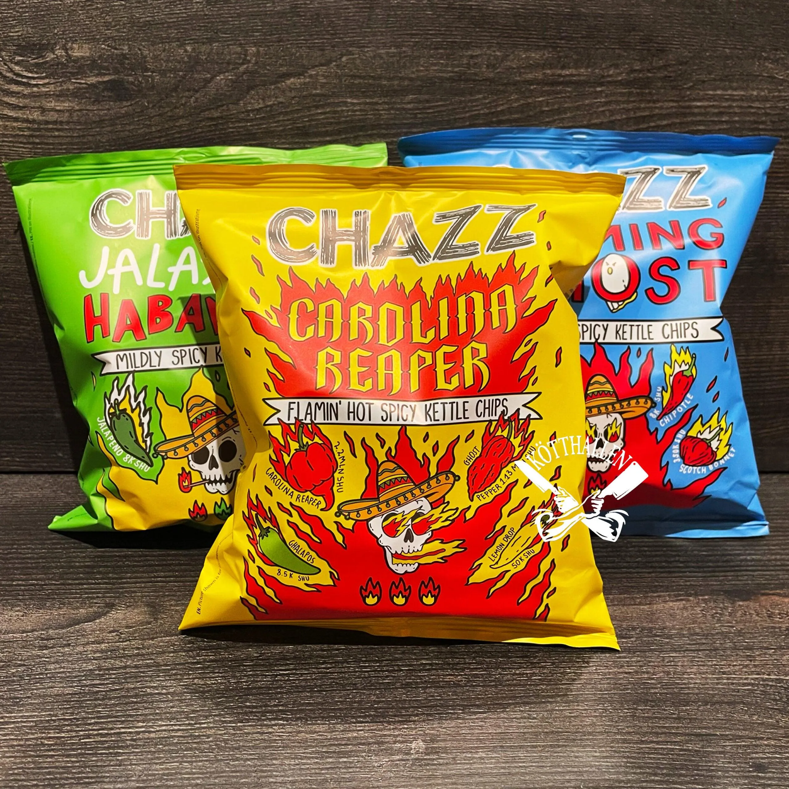 Chazz Chips Carolina Reaper Pepper (Super Hot)