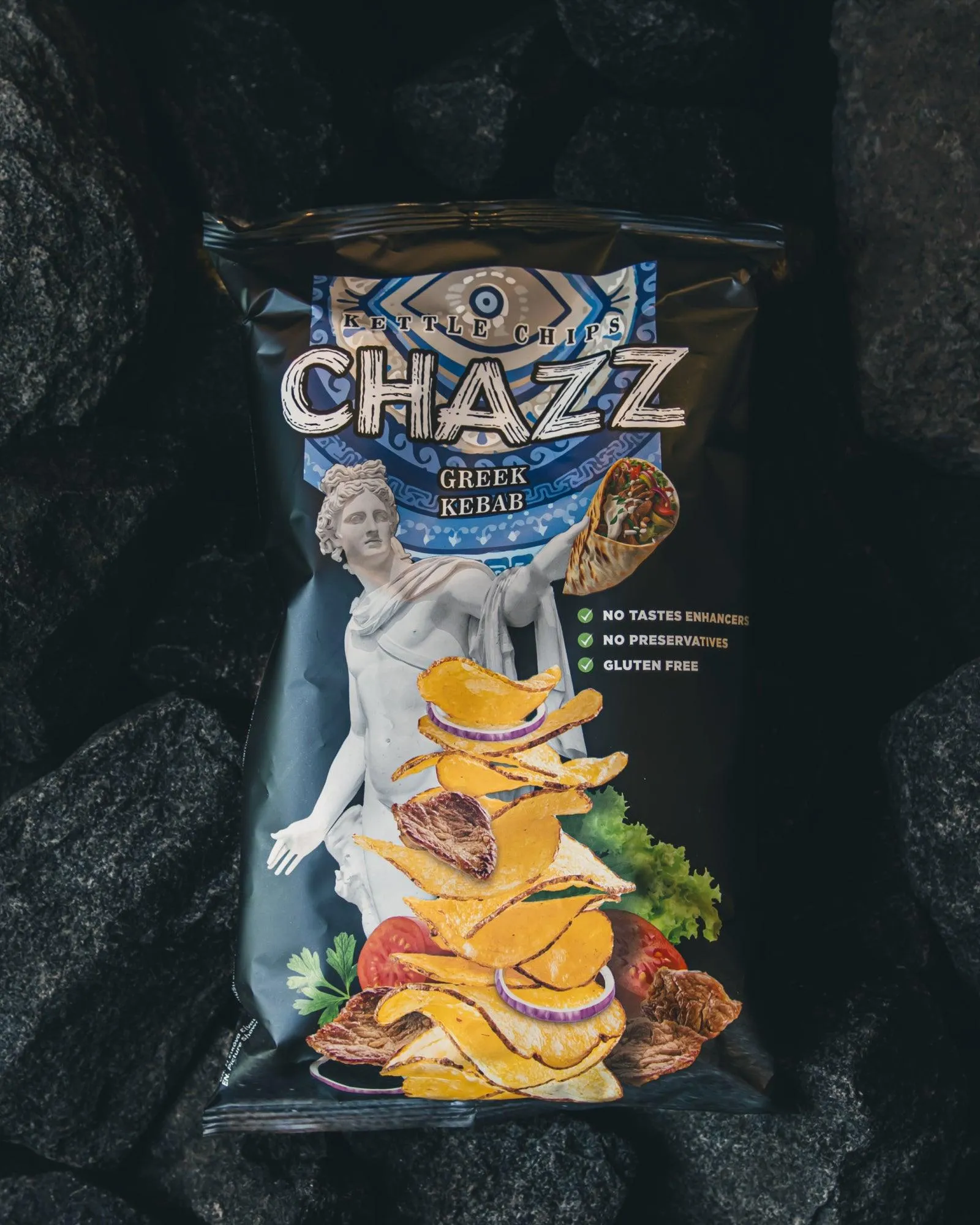 Chazz Chips Greek Kebab