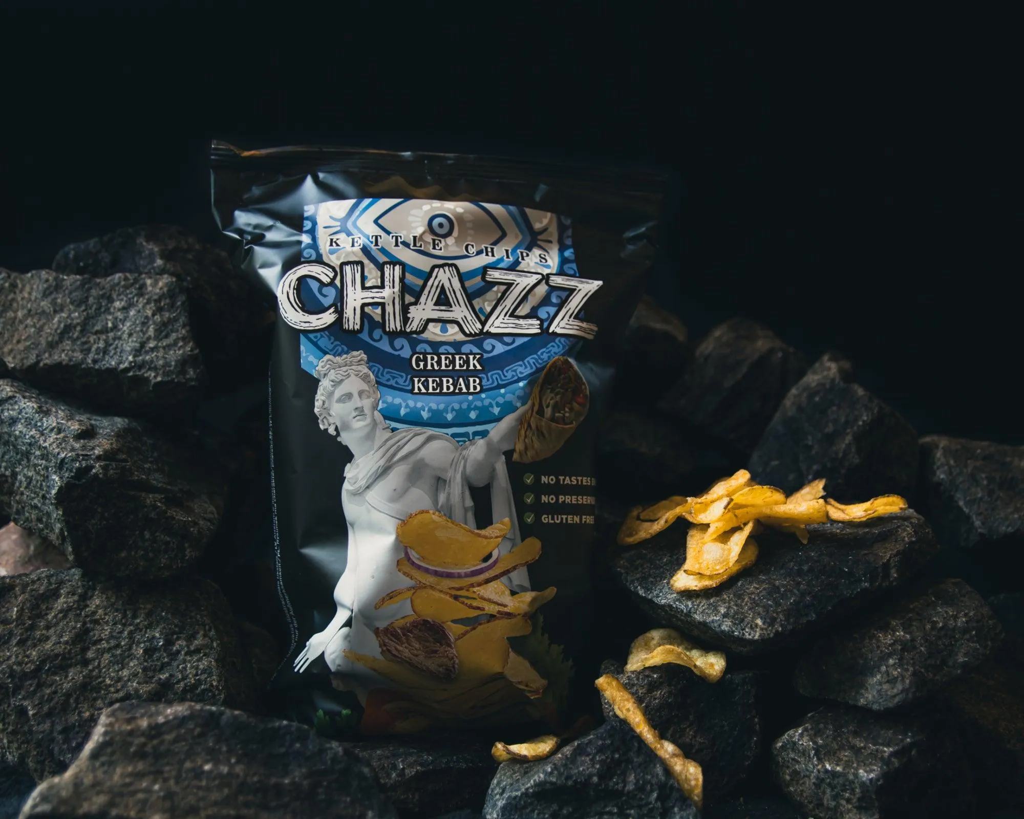 Chazz Chips Greek Kebab