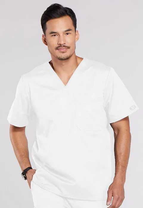 Cherokee WW Core Stretch Men's Traditional Fit Tuckable V-Neck Scrub Top 4743