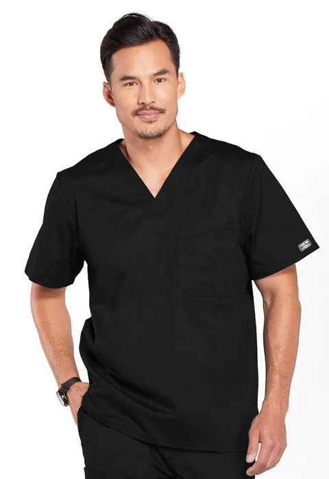 Cherokee WW Core Stretch Men's Traditional Fit Tuckable V-Neck Scrub Top 4743