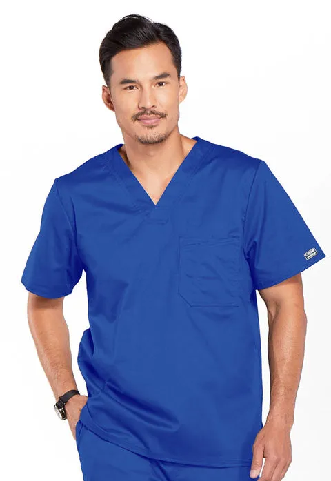 Cherokee WW Core Stretch Men's Traditional Fit Tuckable V-Neck Scrub Top 4743