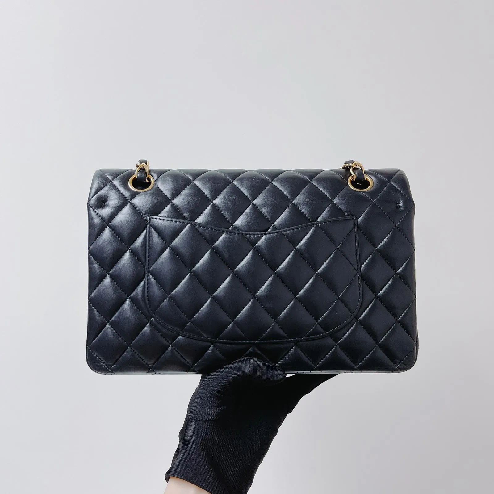 Classic Double Flap Medium Lambskin Black GHW