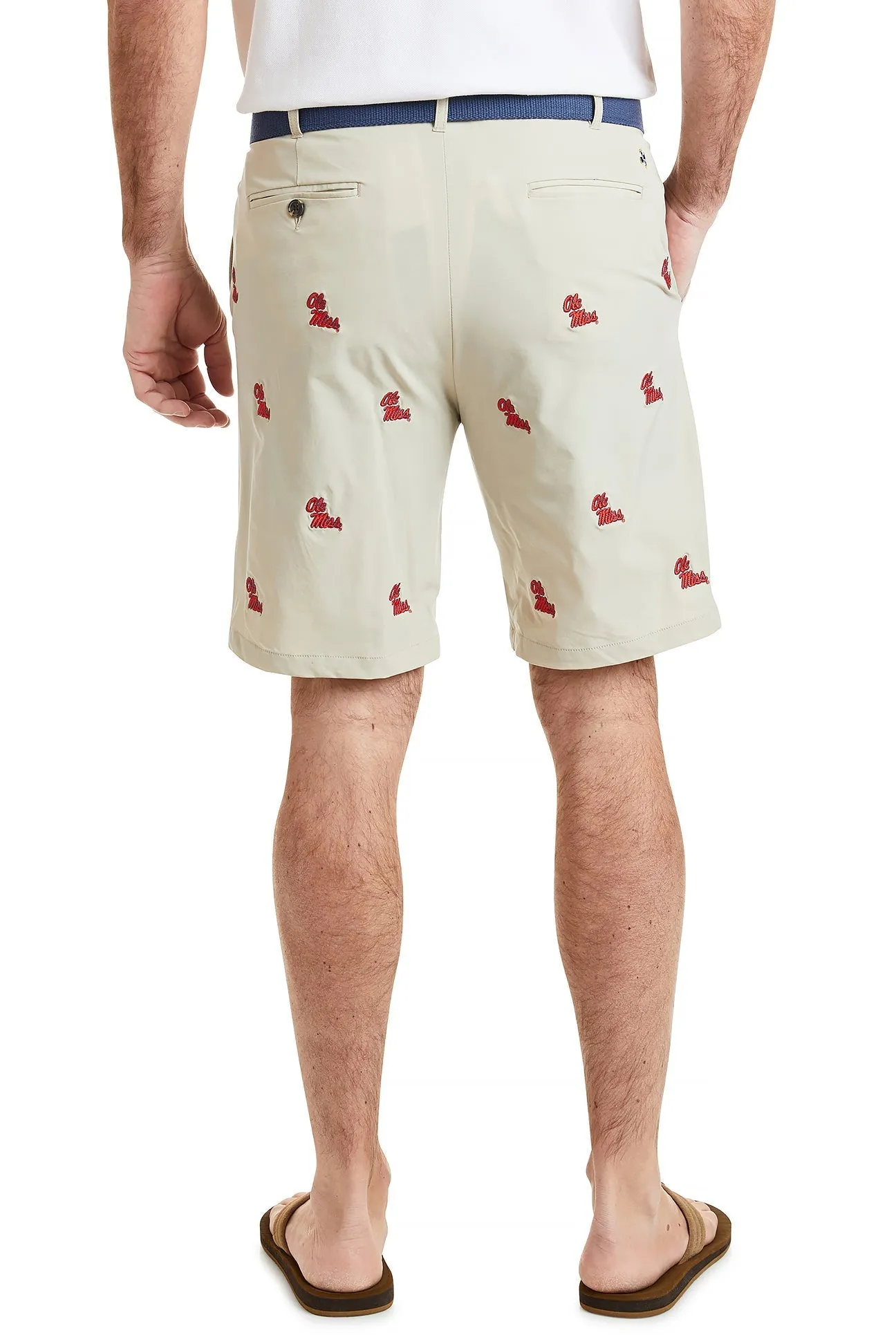 Collegiate ACKformance Short Khaki with Ole Miss