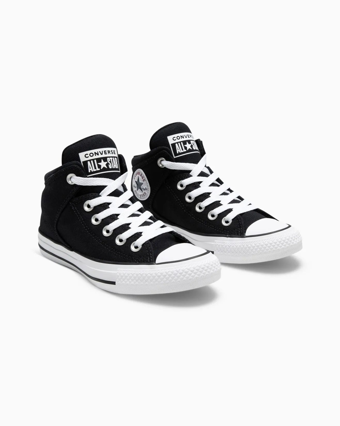 CONVERSE UNISEX HIGH STREET MID BLACK SHOE