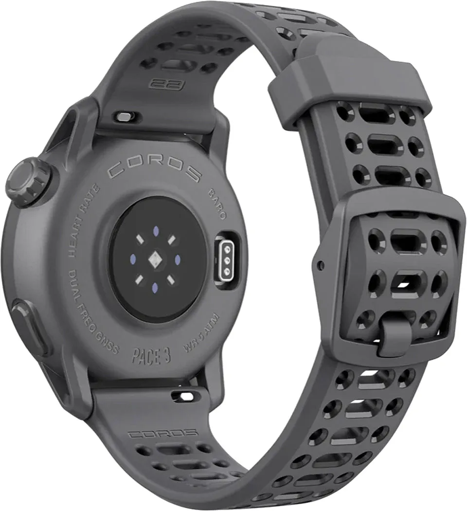 Coros Pace 3 Black - Silicone Band