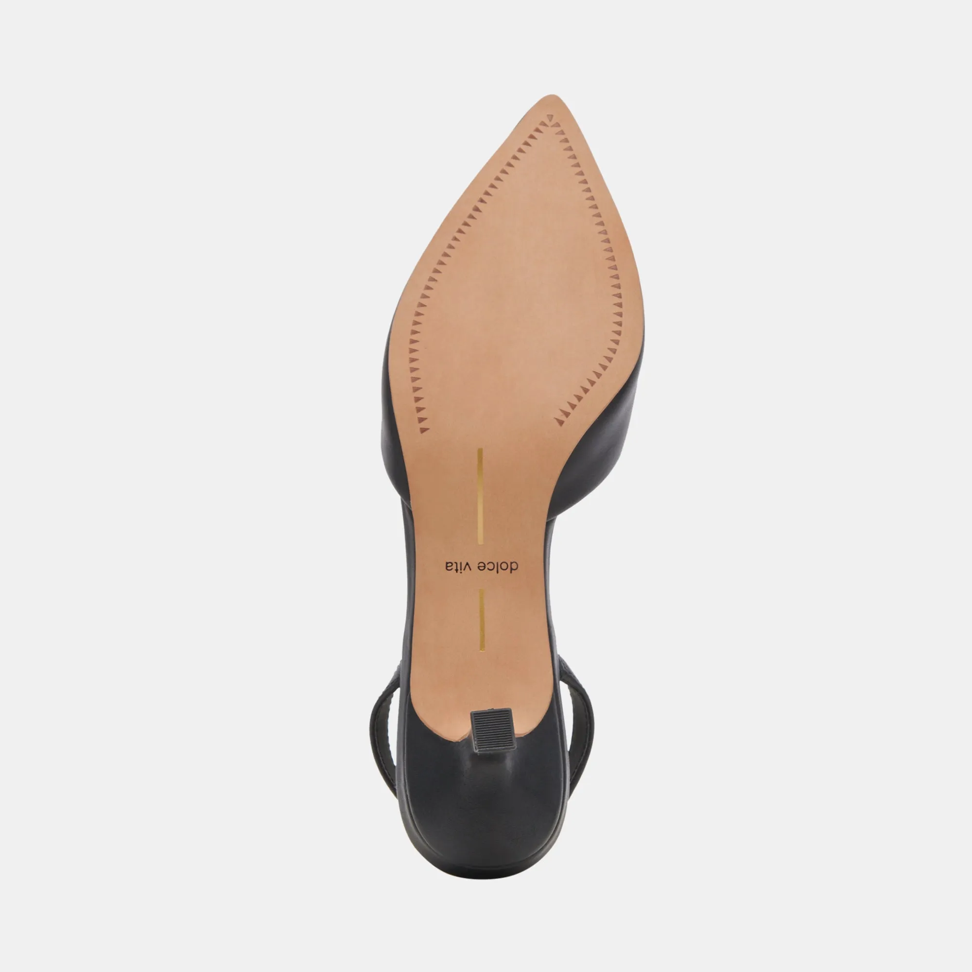 CORSA WIDE HEELS BLACK LEATHER