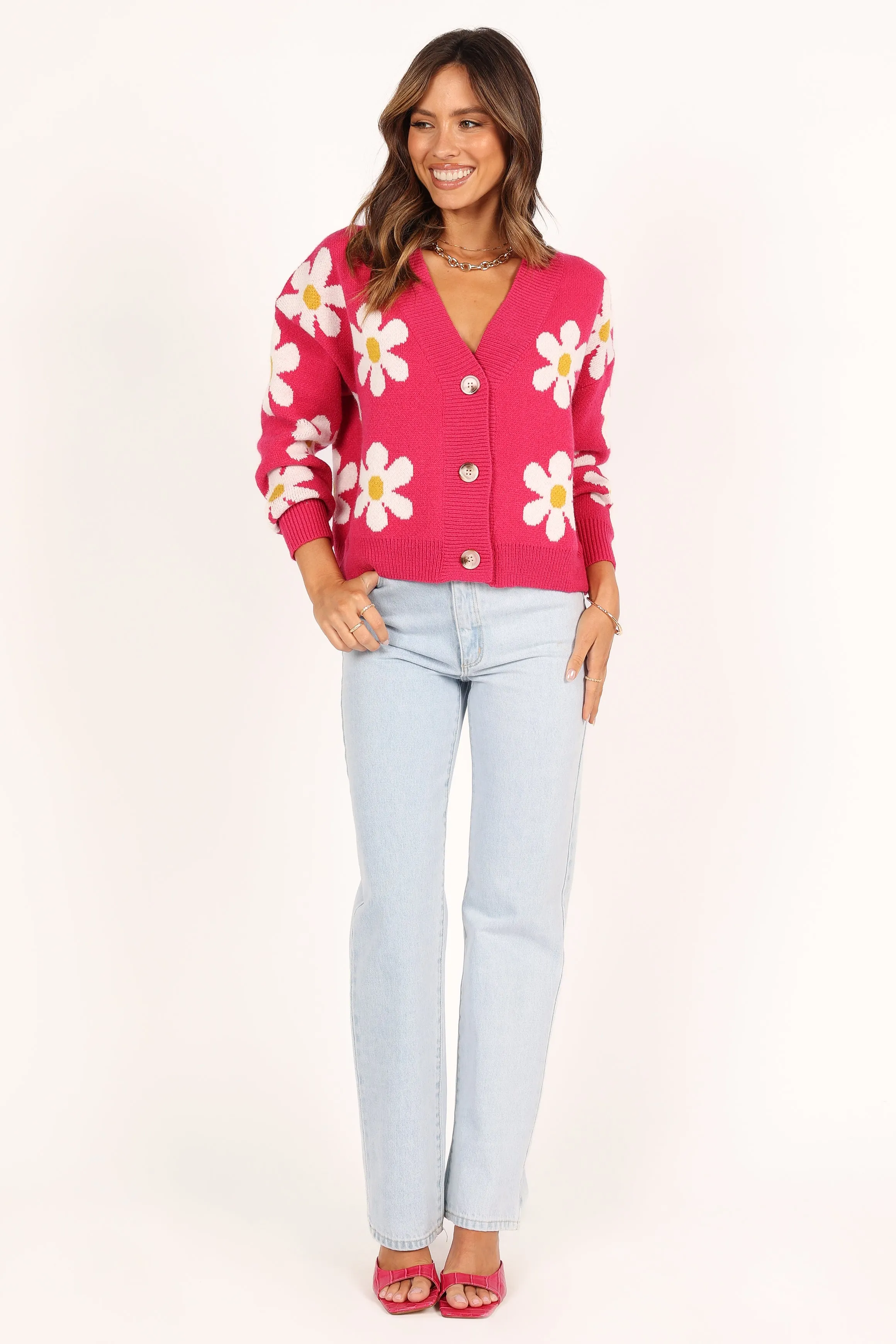 Daisy Cardigan - Orchid