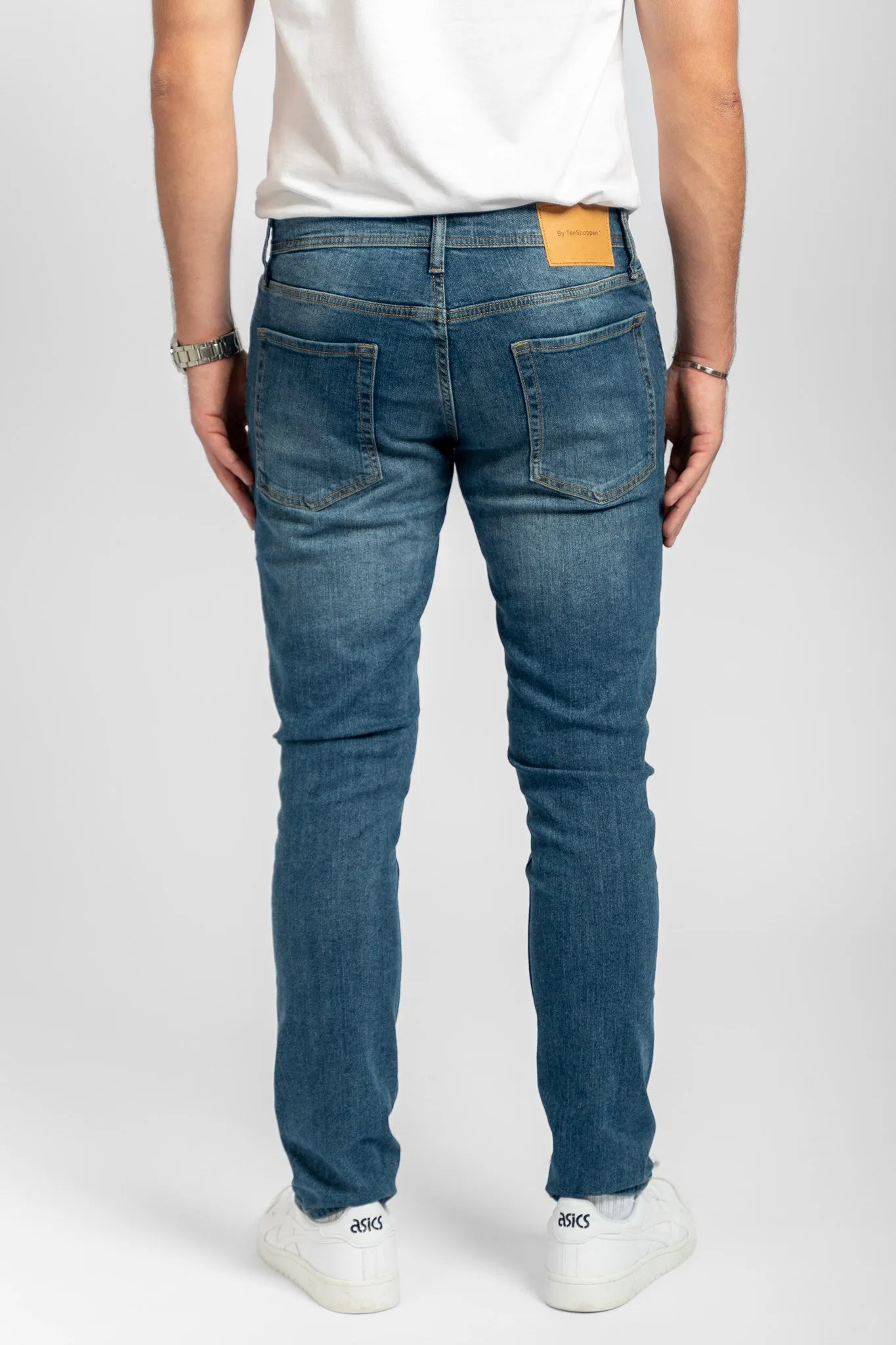 De Originale Performance Jeans (Slim) - Medium Blue Denim