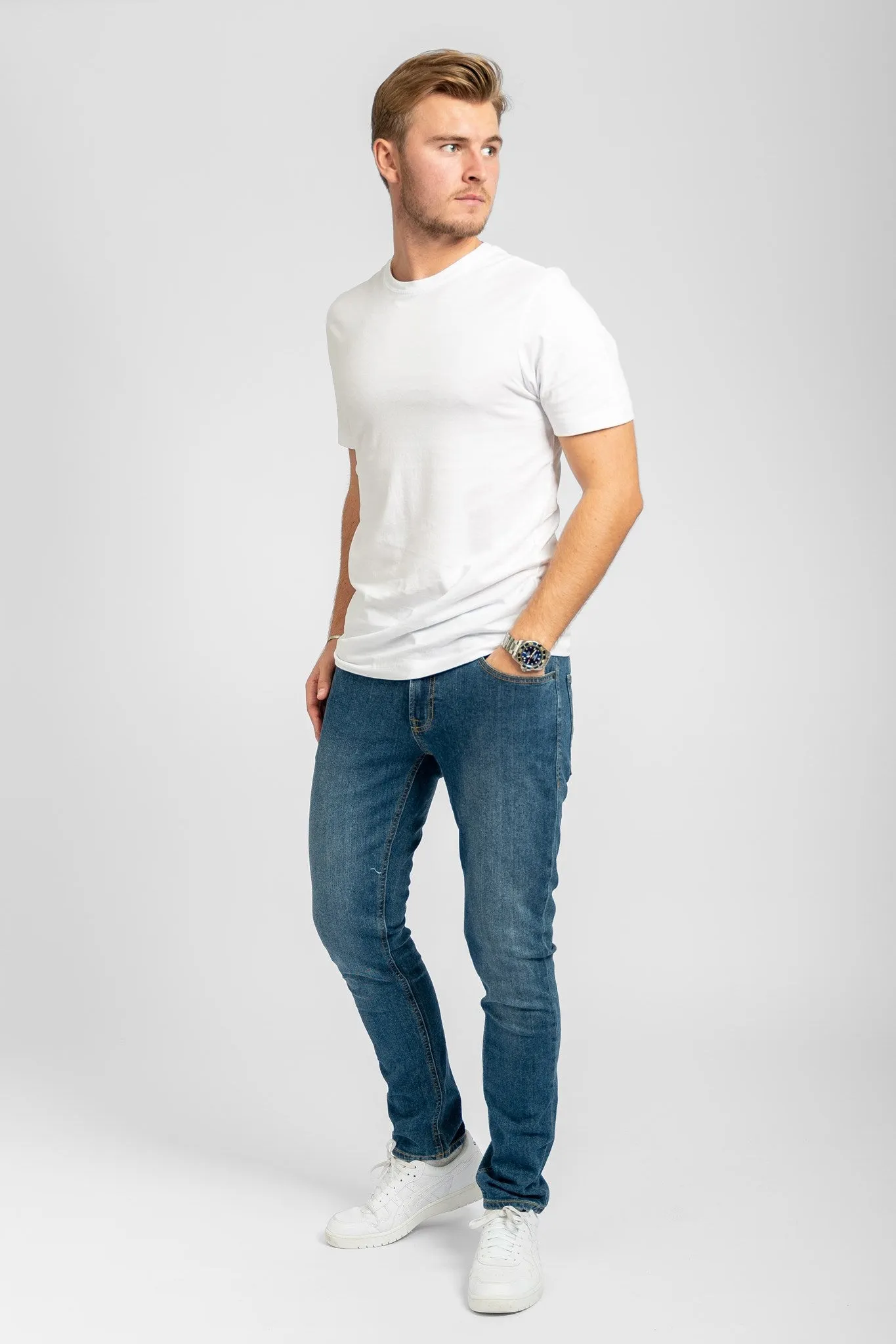 De Originale Performance Jeans (Slim) - Medium Blue Denim