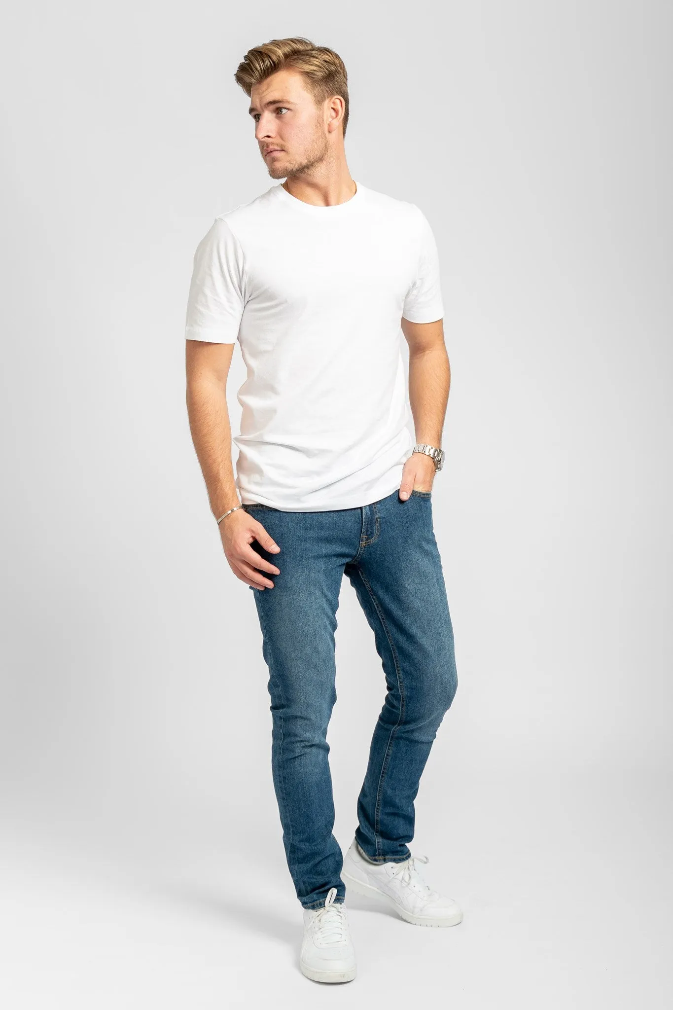 De Originale Performance Jeans (Slim) - Medium Blue Denim