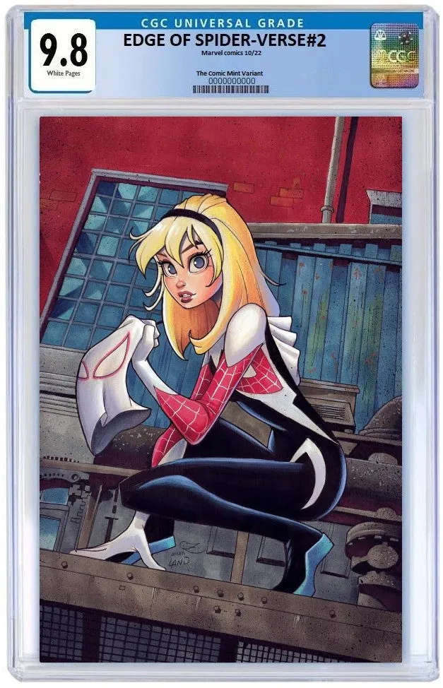 EDGE OF SPIDER-VERSE 2 CHRISSIE ZULLO SPIDER-GWEN VARIANT