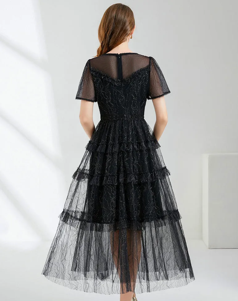 Elegant vintage style mdi A-Line Dress