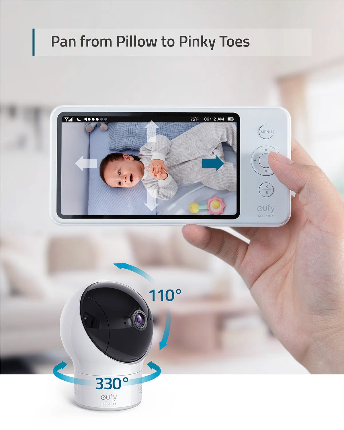 eufy Wearable Breast Pump S1 Pro   Baby Monitor E110