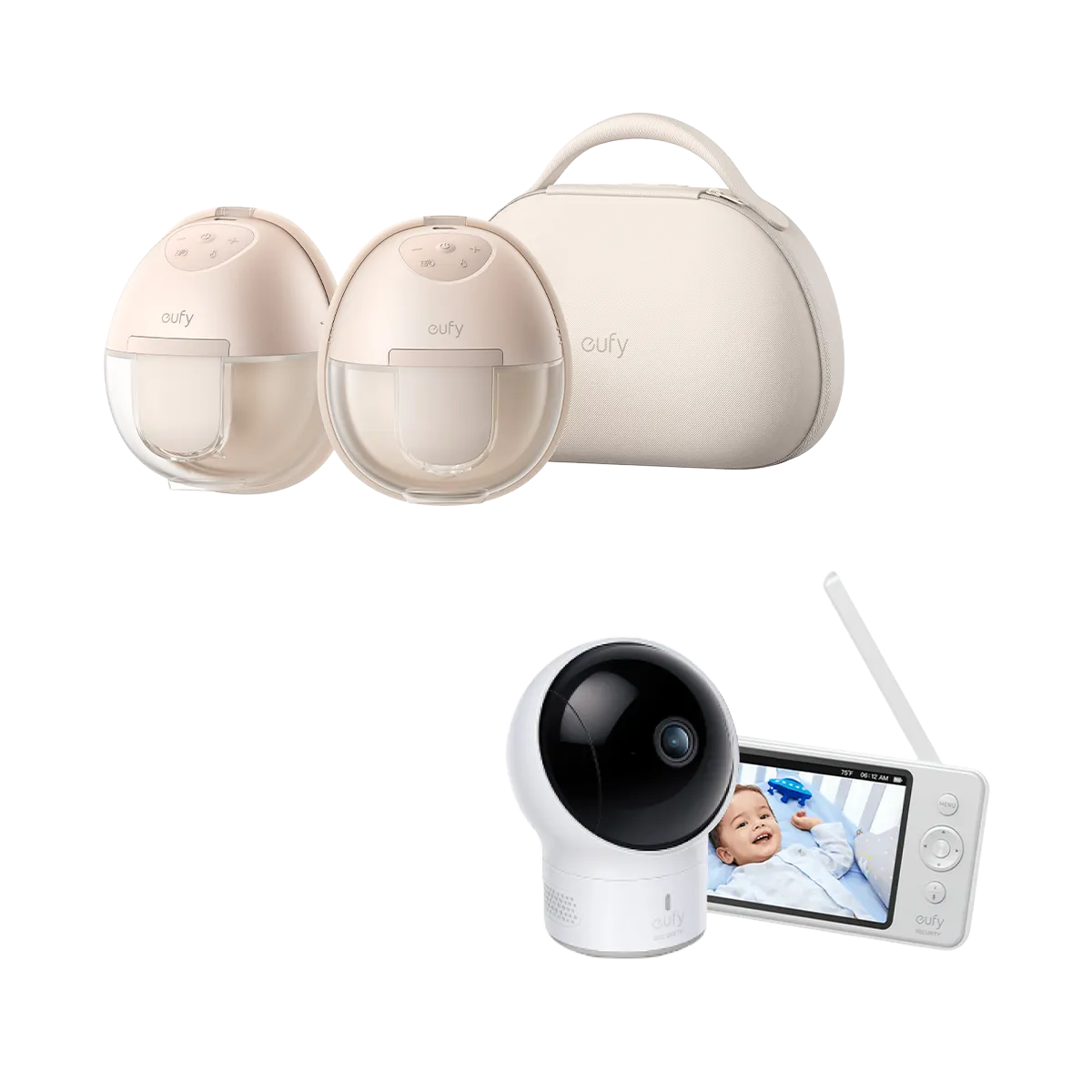 eufy Wearable Breast Pump S1 Pro   Baby Monitor E110