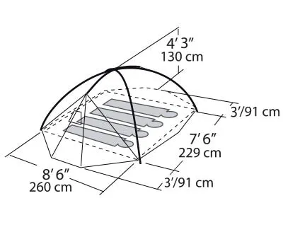 Eureka El Capitan 4  Outfitter tent