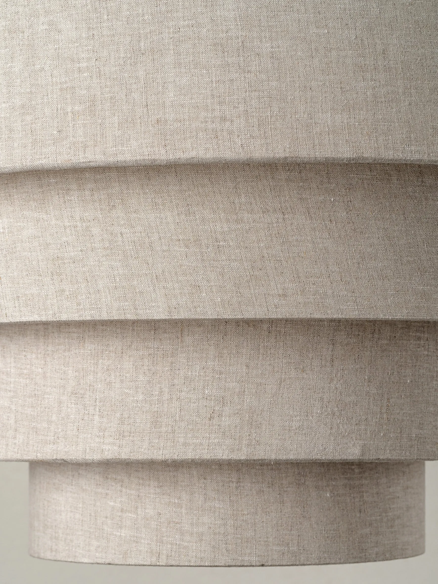 Fia - tiered linen lampshade