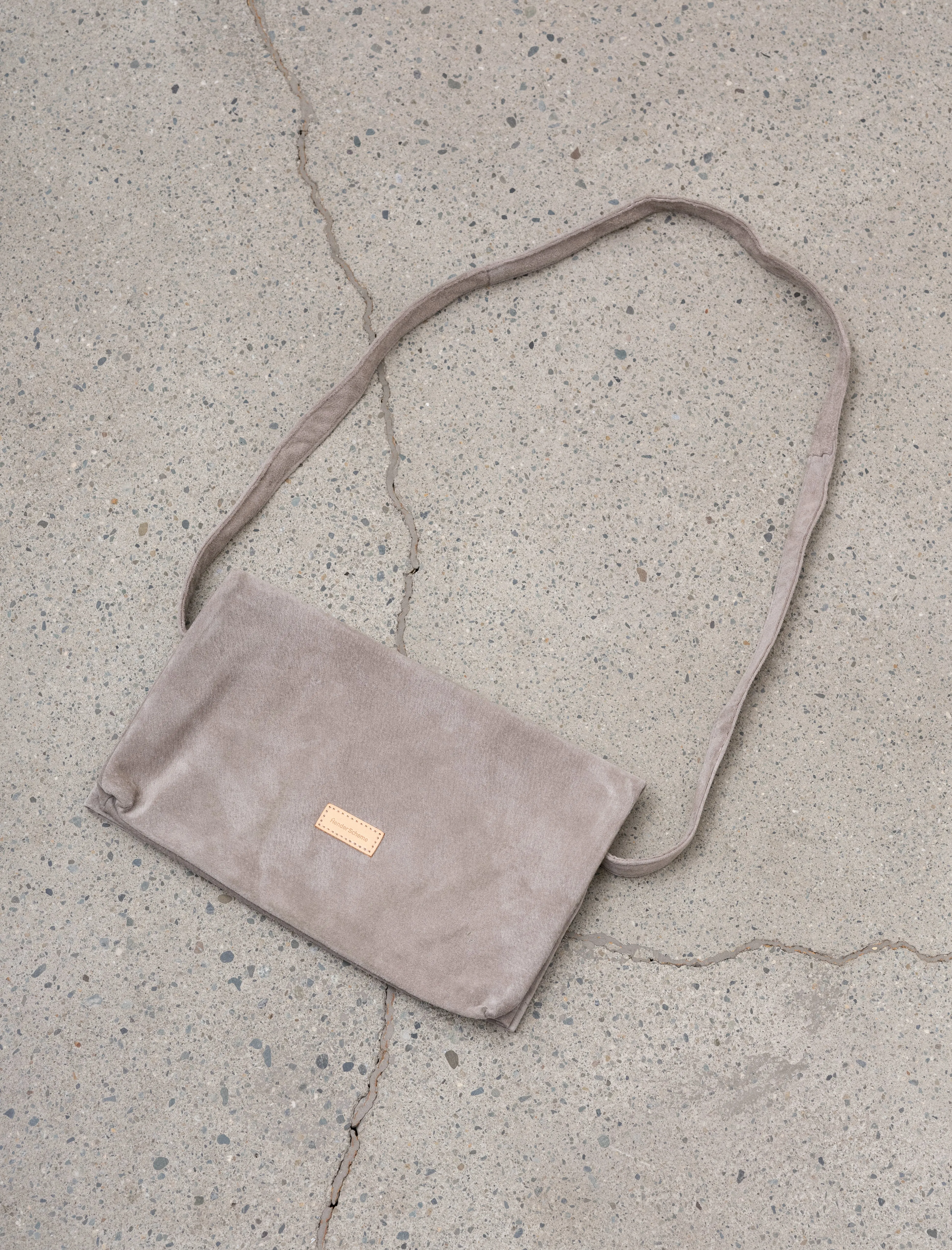 Flap Shoulder Bag Small Pig Leather