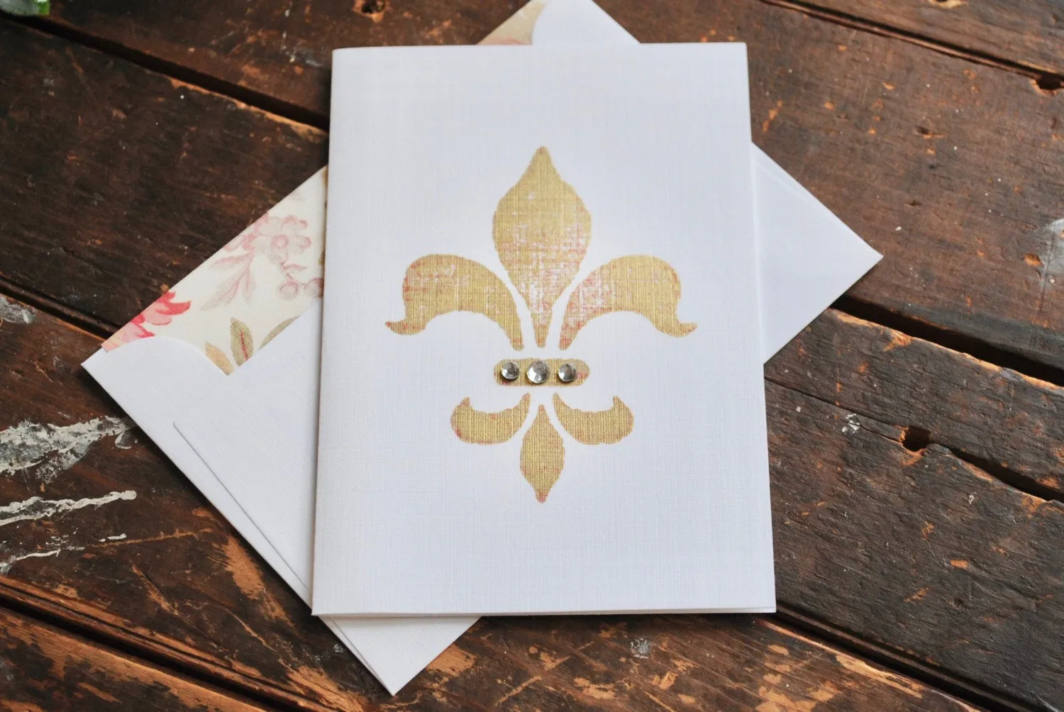 Fleur de Lis Note Cards