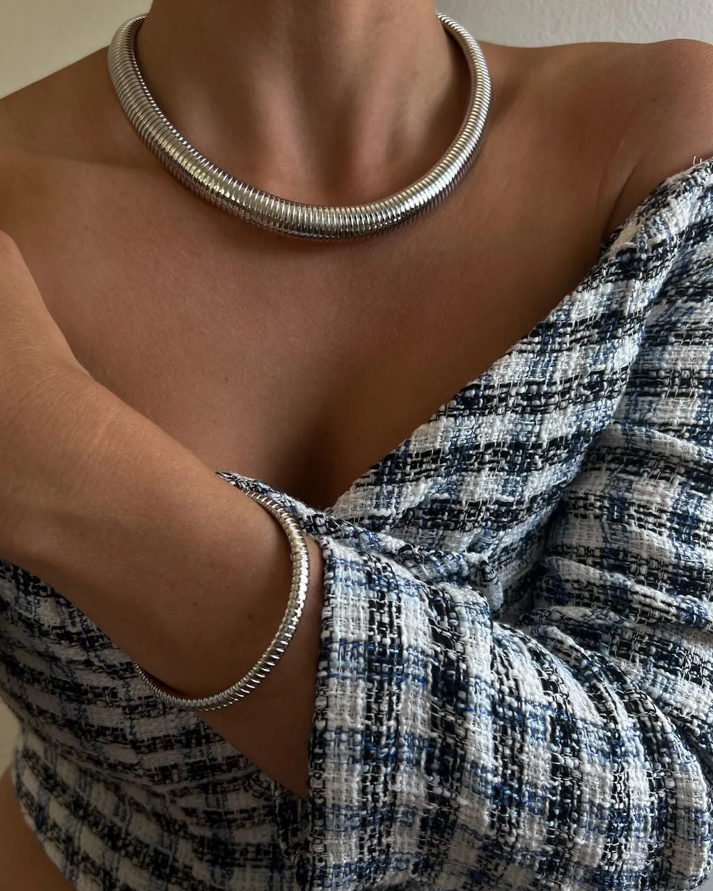 Flex Snake Chain Necklace - Silver | Plated Silver