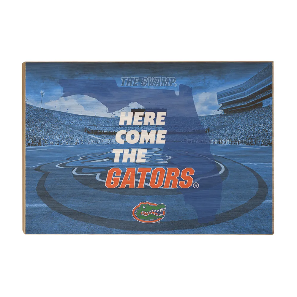 Florida Gators - Here Come the Gators Spurrier Field