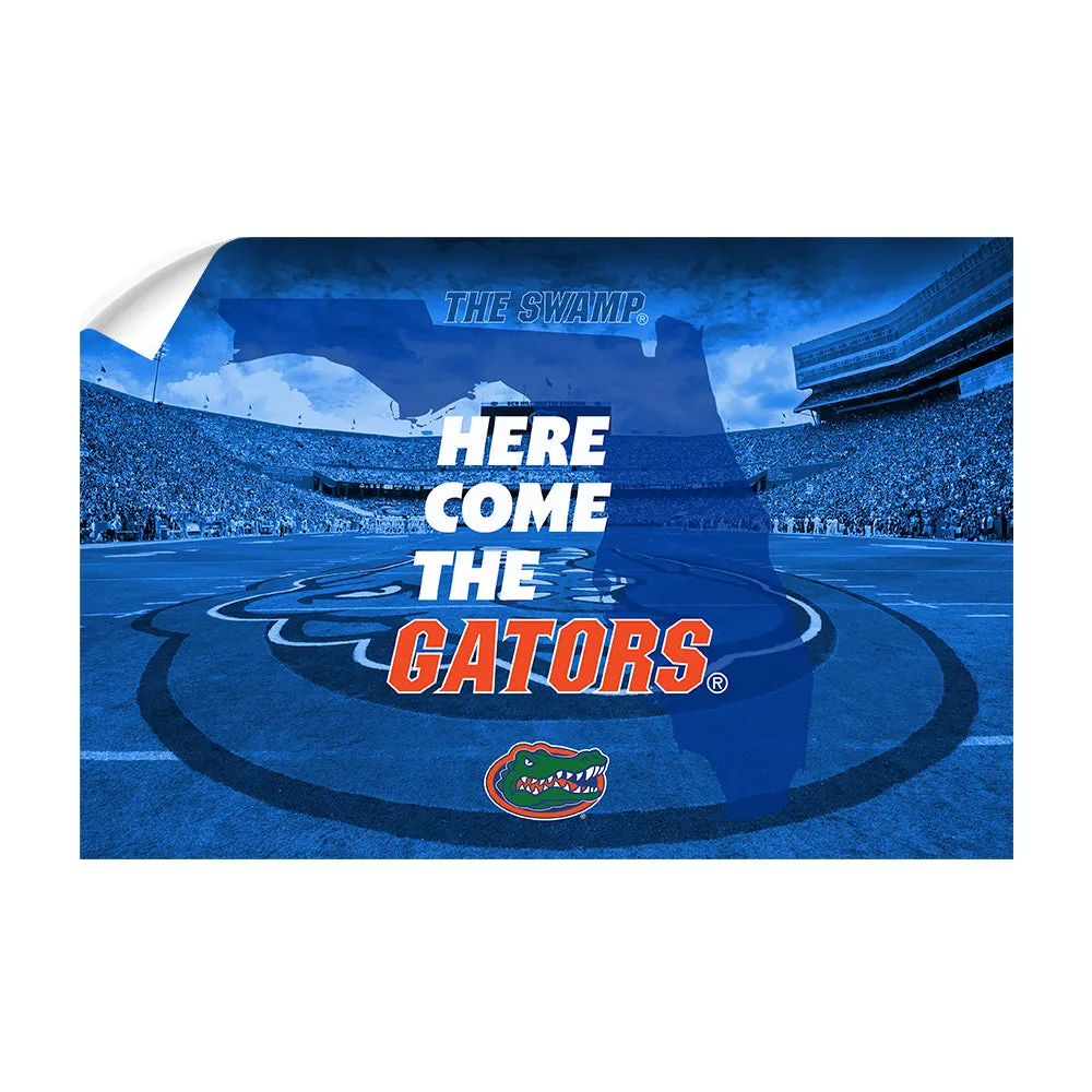 Florida Gators - Here Come the Gators Spurrier Field