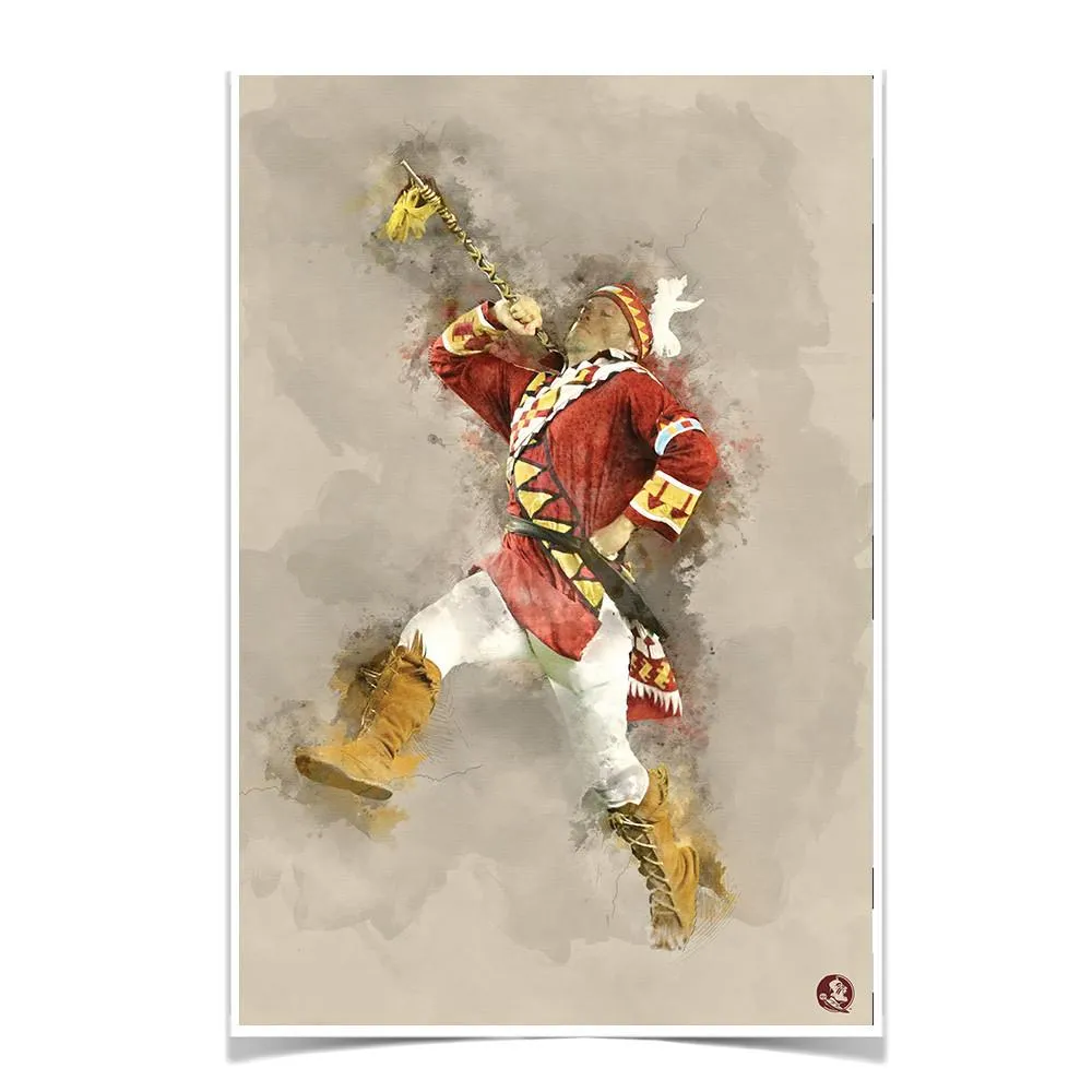 Florida State Seminoles - Seminole Watercolor