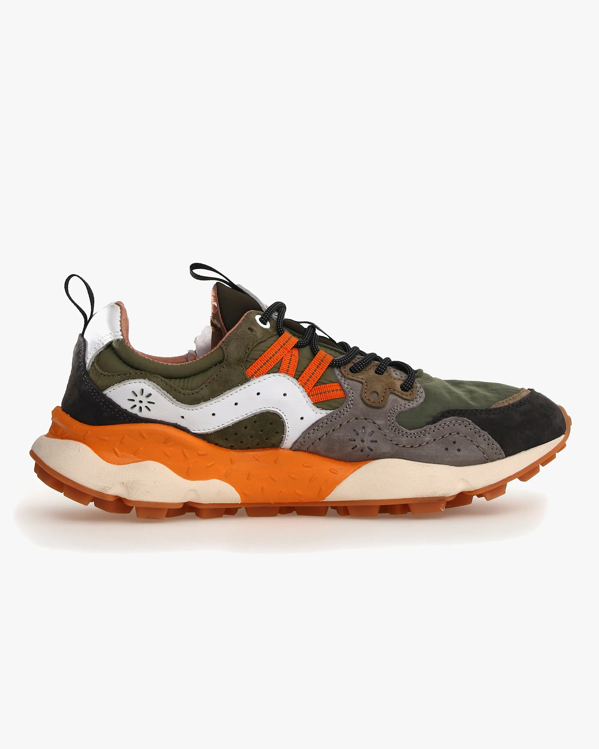 Flower Mountain Yamano 3 Suede & Nylon - Anthracite / Khaki