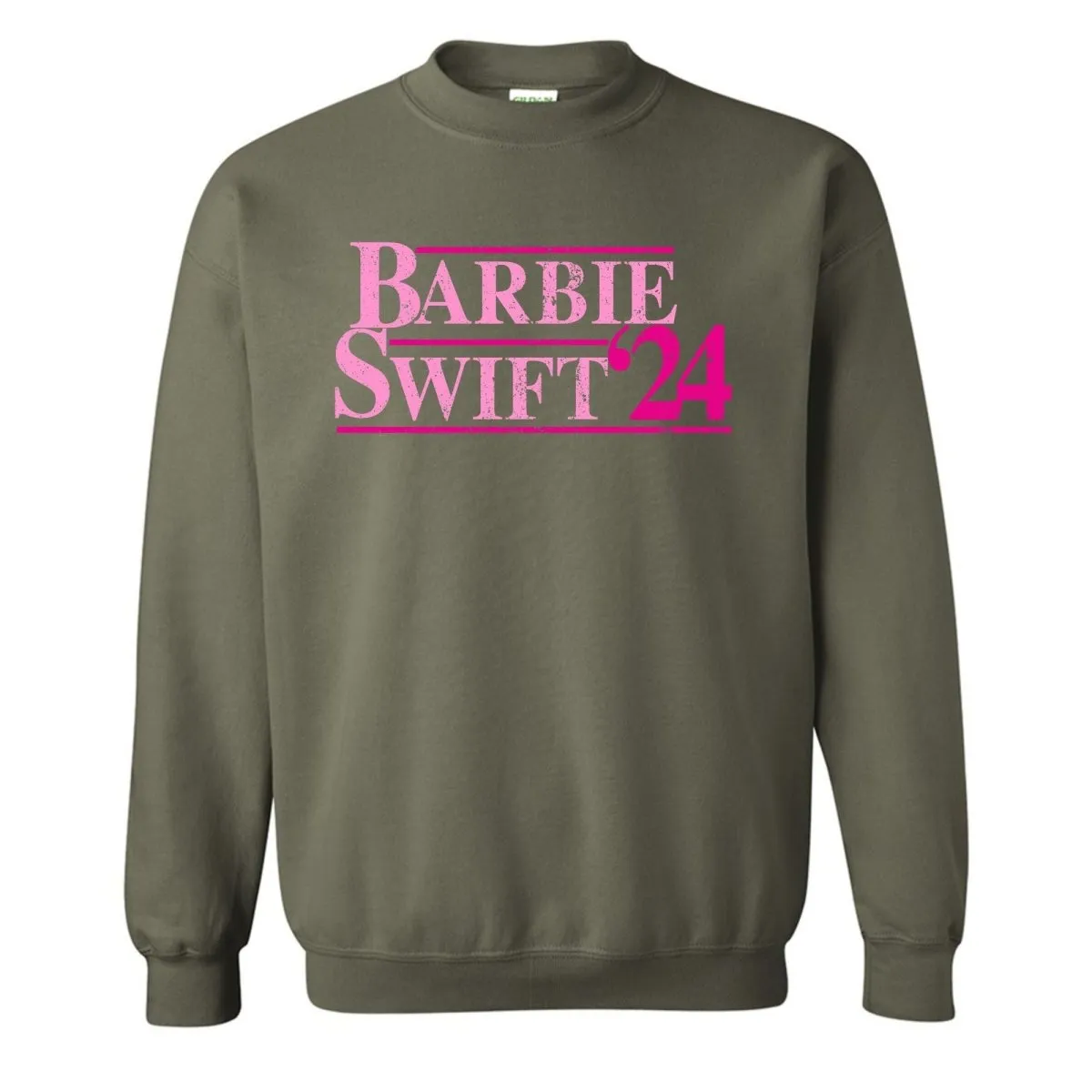 'Girly Campaign '24' Crewneck Sweatshirt