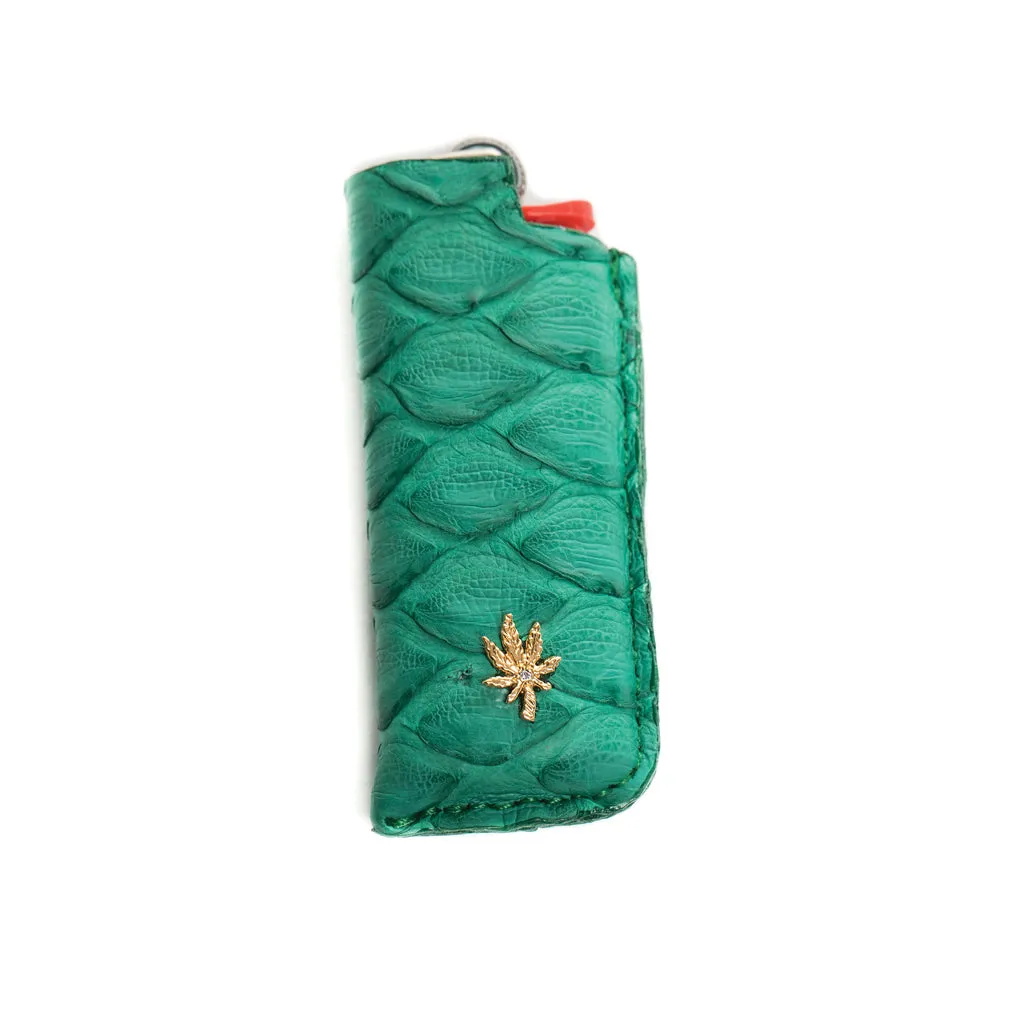 GREEN SNAKE SKIN SWEETLEAF LIGHTER