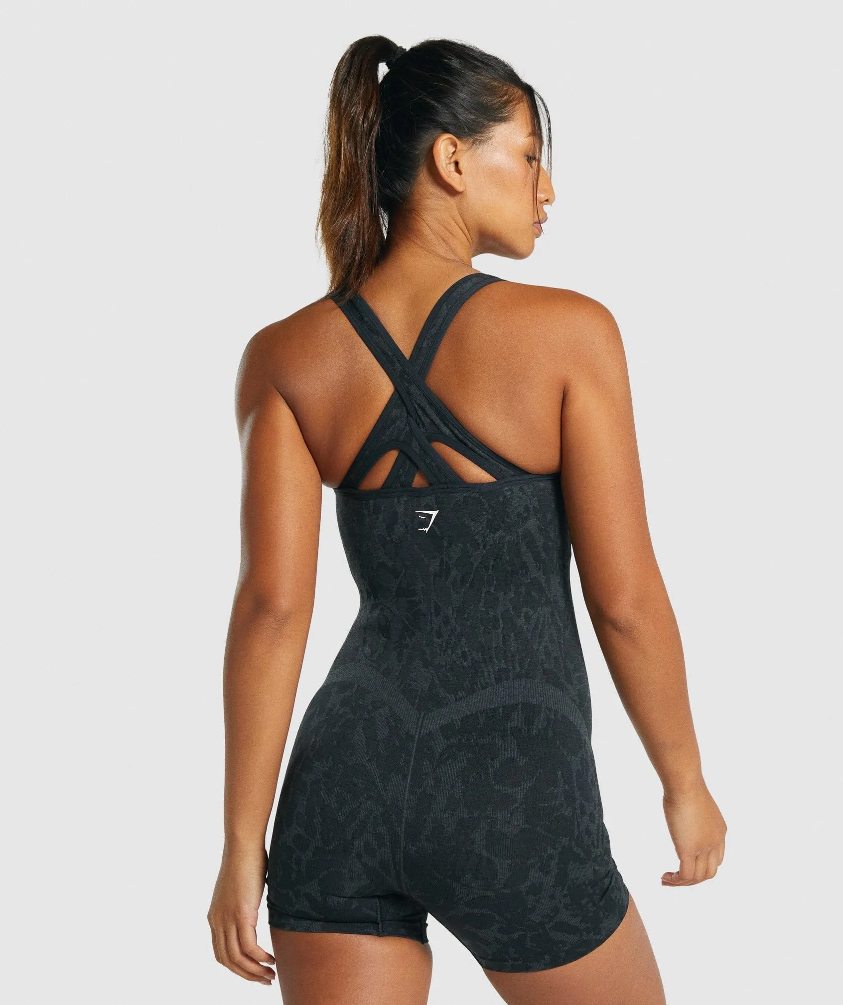 Gymshark Adapt Animal Seamless All In One - Butterfly | Black