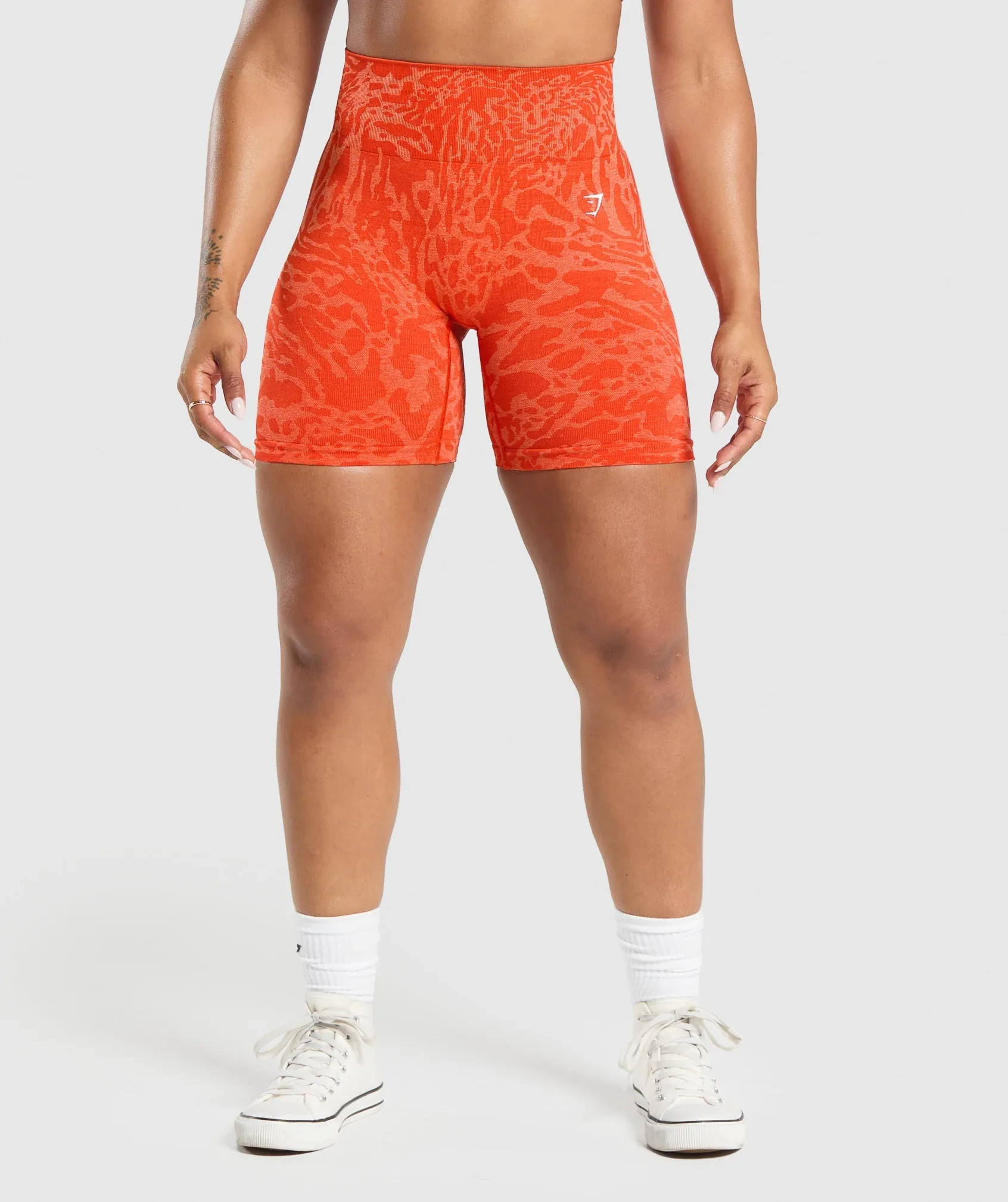 Gymshark Adapt x Whitney Shorts - Flare Orange/Sorbet Orange