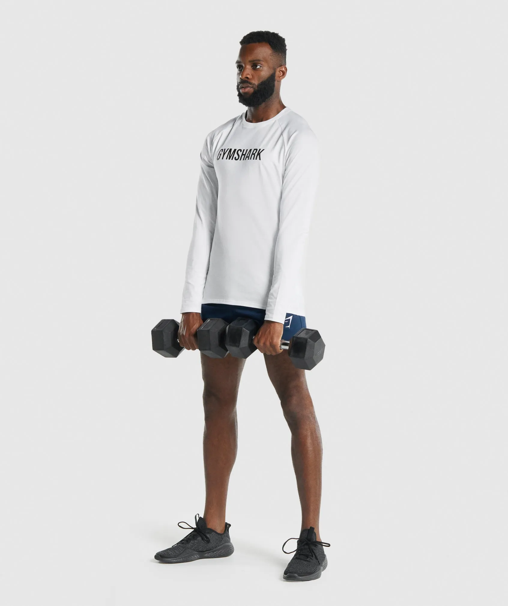 Gymshark Apollo Long Sleeve T-Shirt - White