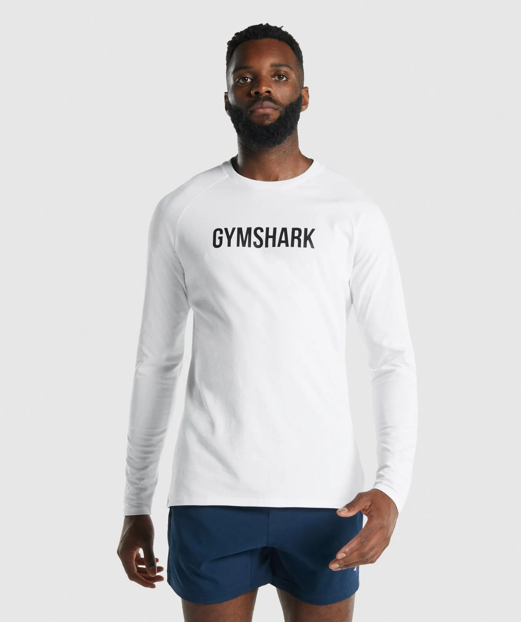 Gymshark Apollo Long Sleeve T-Shirt - White